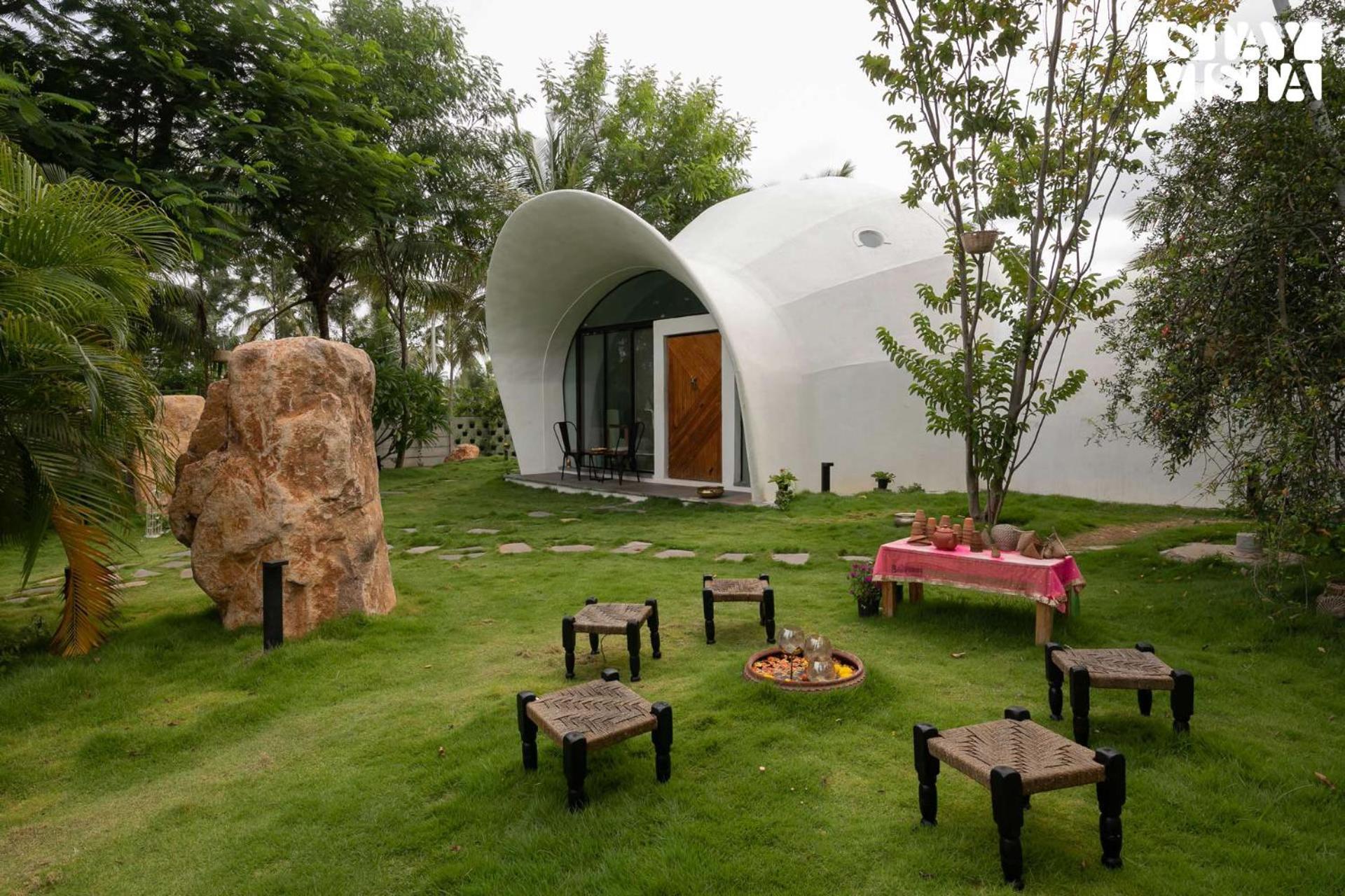 Stayvista At Shwaas Mysore With Private Pool Eksteriør bilde